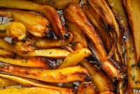 Crispy Maple-Glazed Roasted Parsnips
