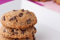 Chewy Carob Chip Cookies (Gluten-Free, Vegan)