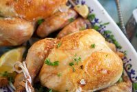 Herb-Roasted Cornish Game Hen with Crispy Skin