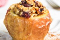 Air Fryer Baked Apples with Cinnamon and Brown Sugar