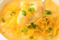 Creamy Potato Soup with Bacon and Chives