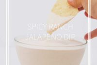 Creamy Spicy Ranch Jalapeño Dip Recipe