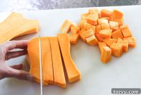 How to Peel, Chop and Roast Butternut Squash
