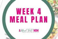 Week 4 Meal Plan: Weekly Recipes & Grocery List