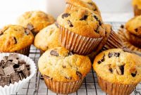Moist Banana Chocolate Chunk Muffins Recipe