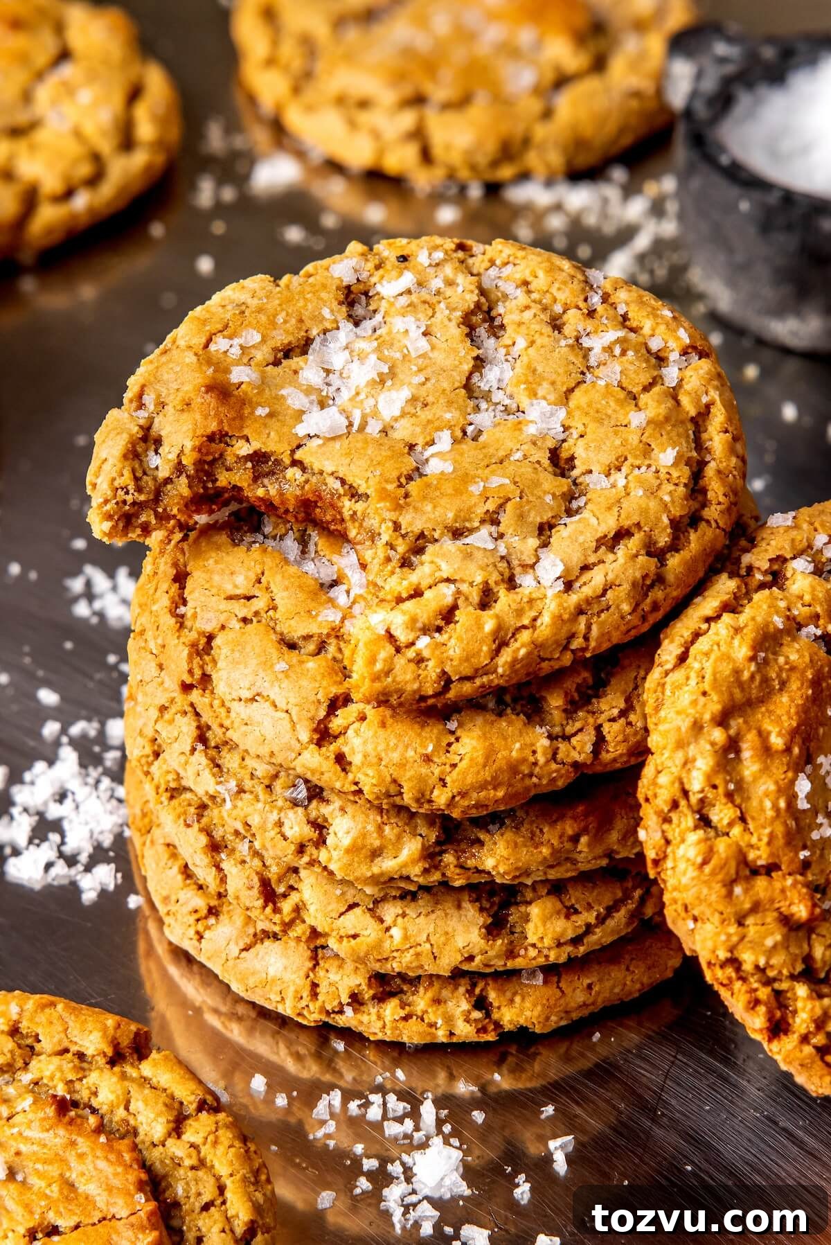 Gluten-Free Salted Vanilla Cashew Butter Cookies 4 Salted Vanilla Cashew Butter Cookies - Olivia Adriance
