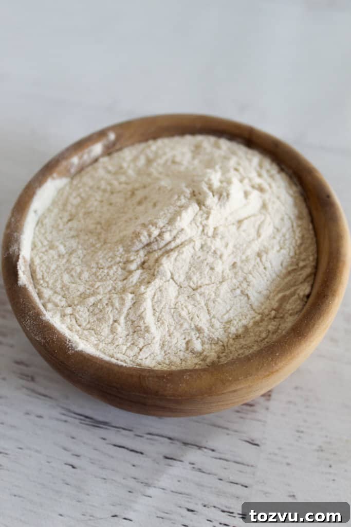 4 Teff Flour Substitutes That Match Texture and Nutrition 5 buckwheat flour in a brown bowl