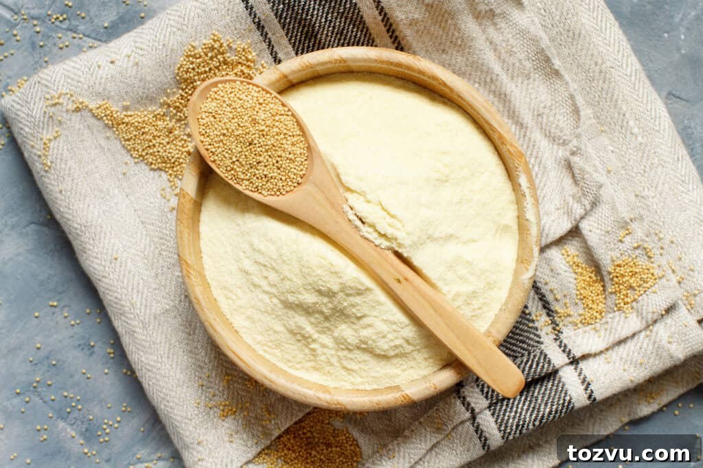 4 Teff Flour Substitutes That Match Texture and Nutrition 8 bowl of amaranth flour ready to use.