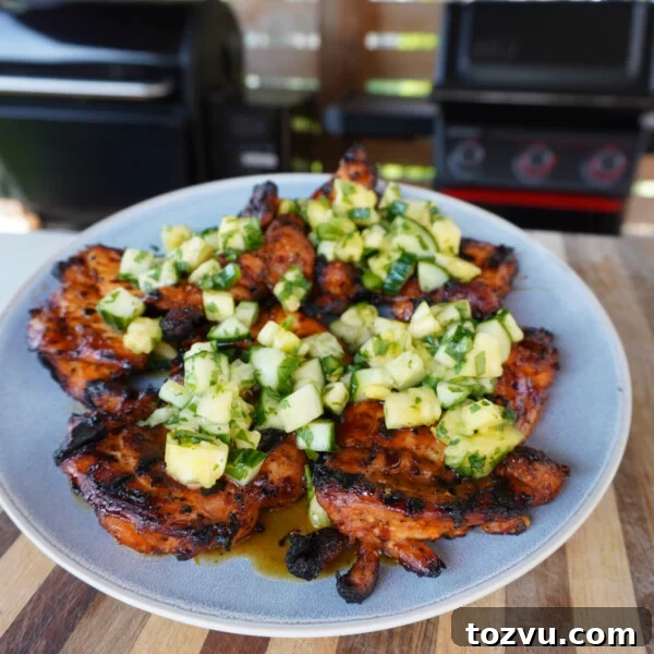 Grilled Chili Crunch Chicken.
