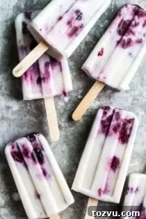 Roasted Berry and Goat Cheese Popsicles 2 Roasted Berry Goat Cheese Popsicles