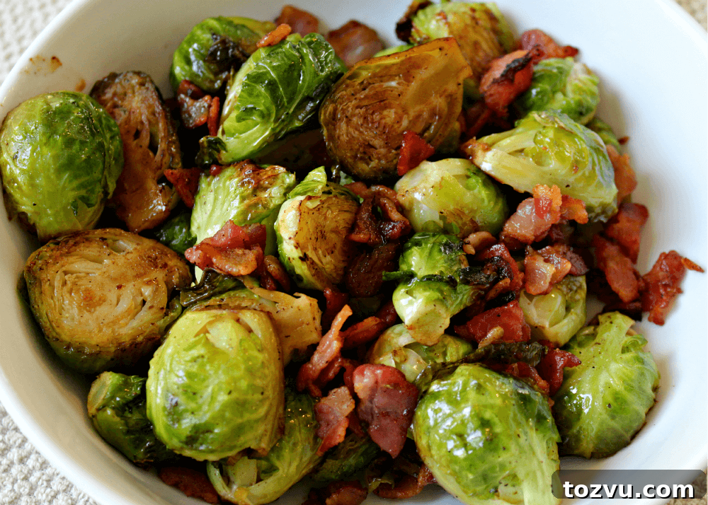 Keto Bacon & Balsamic Brussels Sprouts 5 Bacon Balsamic Keto Brussels Sprouts4