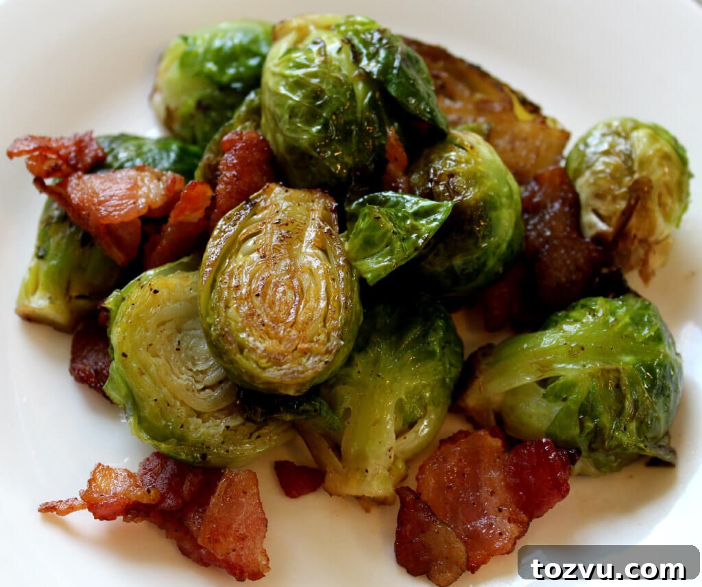 Keto Bacon & Balsamic Brussels Sprouts 6 Bacon Balsamic Keto Brussels Sprouts5