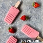 Creamy Strawberry Banana Yogurt Popsicles 2 Strawberry Banana Yogurt Pops