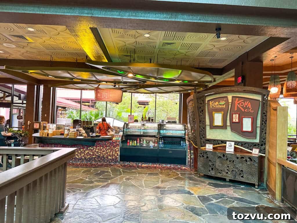 Kona Island Polynesian Resort: Authentic Hawaiian Getaway 2 Kona Island coffee bar at the Polynesian Resort.