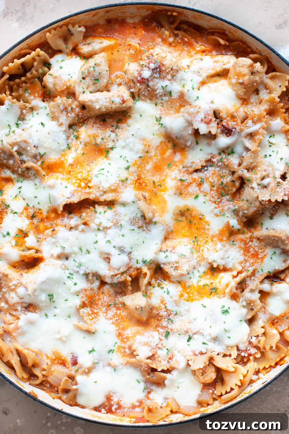 one pot chicken parm pasta
