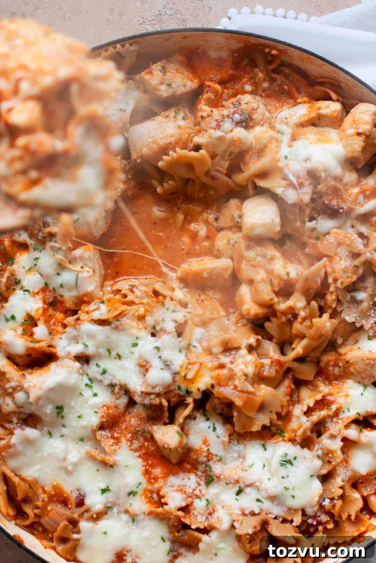 one pot chicken parm pasta