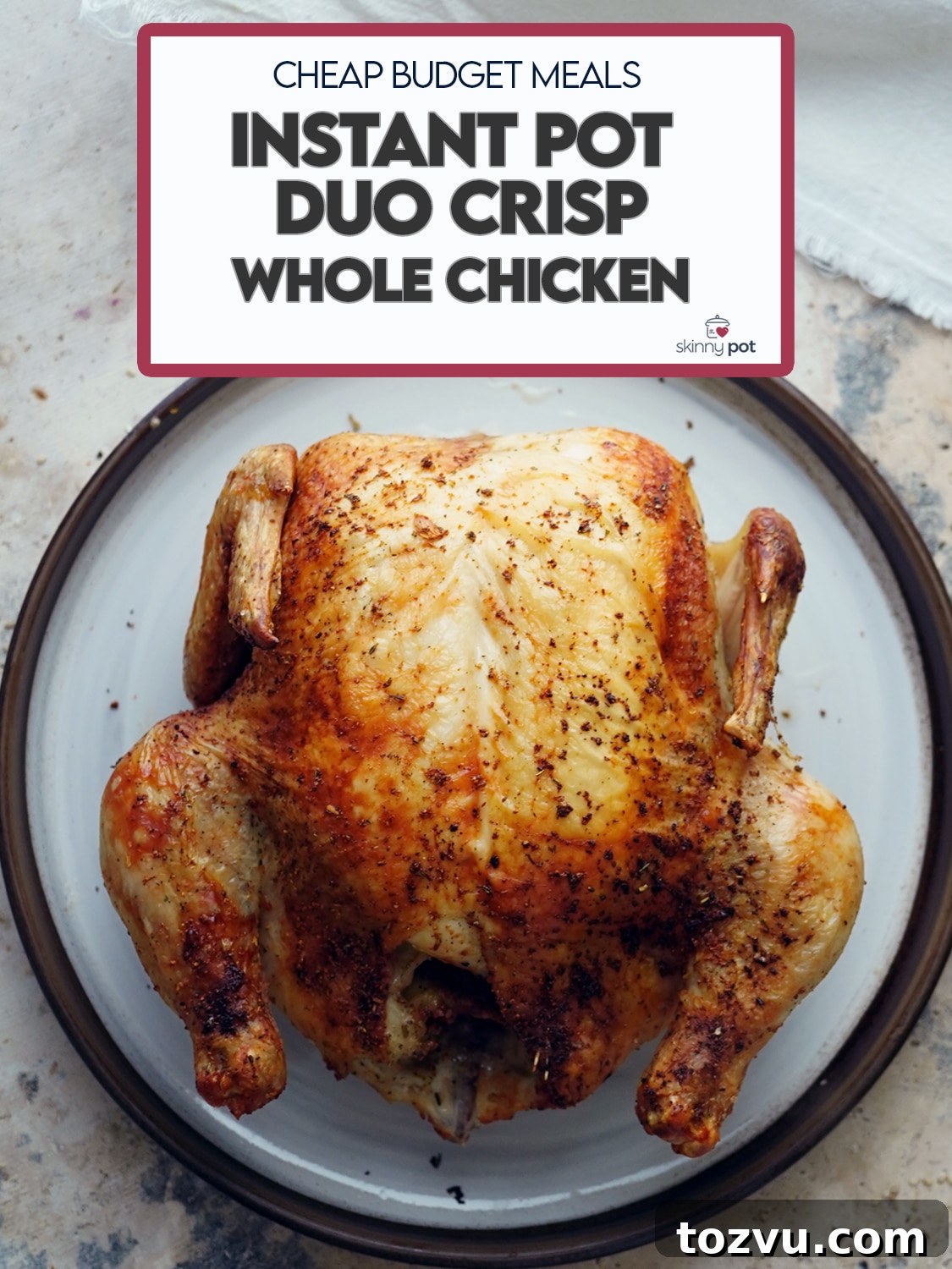 Crispy Whole Chicken in the Instant Pot Duo Crisp 2 Whole Chicken Cooked in the Instant Pot Duo Crisp