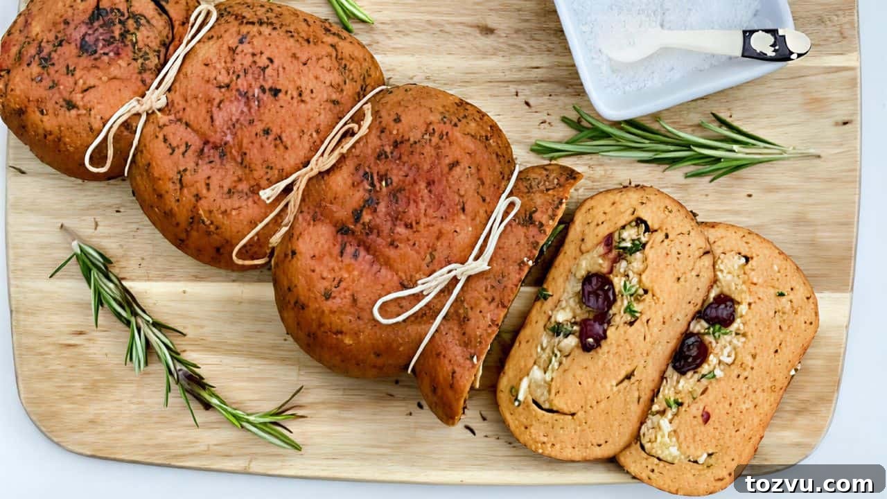 13 Vegan Dinner Recipes: Cozy to Elegant Plant-Based Meals 2 Seitan Turkey Roast