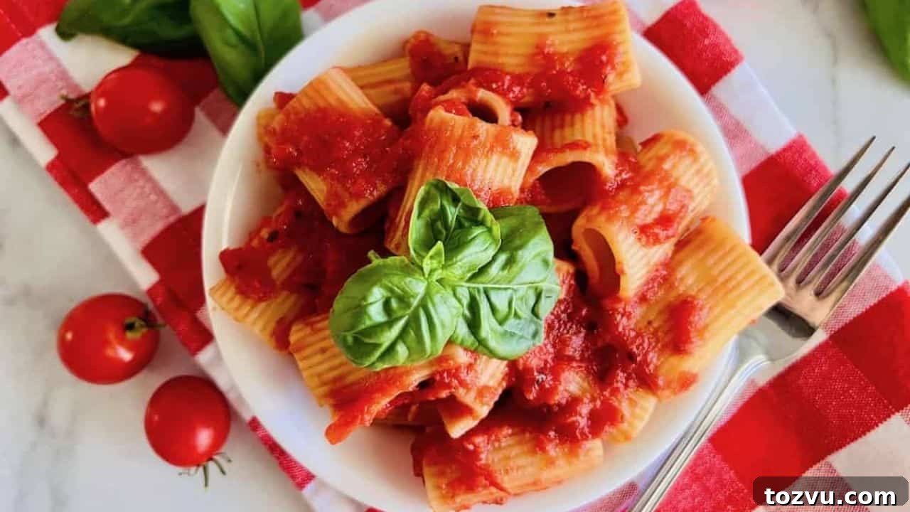 13 Vegan Dinner Recipes: Cozy to Elegant Plant-Based Meals 5 Pasta alla Pizzaiola