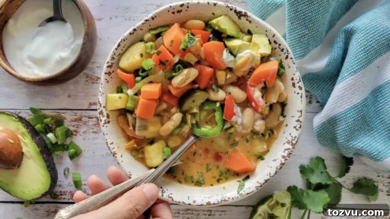 13 Vegan Dinner Recipes: Cozy to Elegant Plant-Based Meals 6 Vegan White Bean Chili