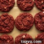 Red velvet cookie