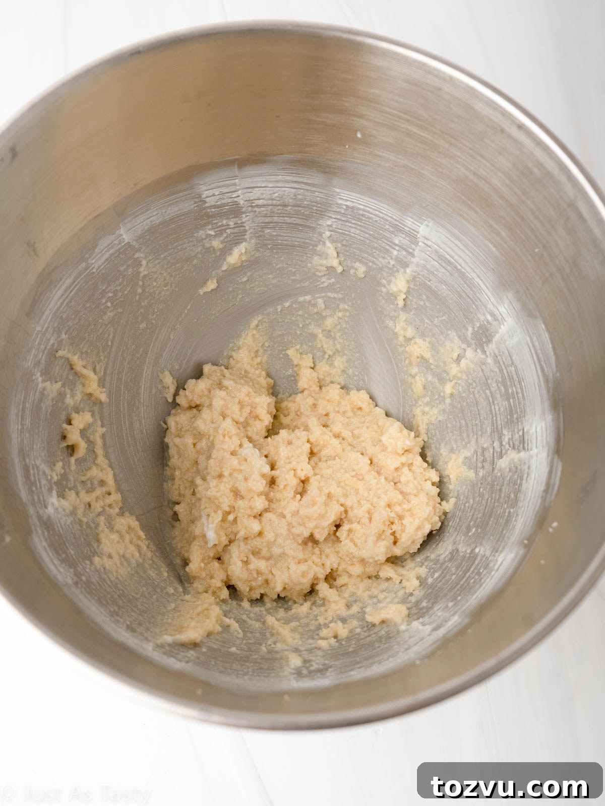 Wet ingredients in a bowl.