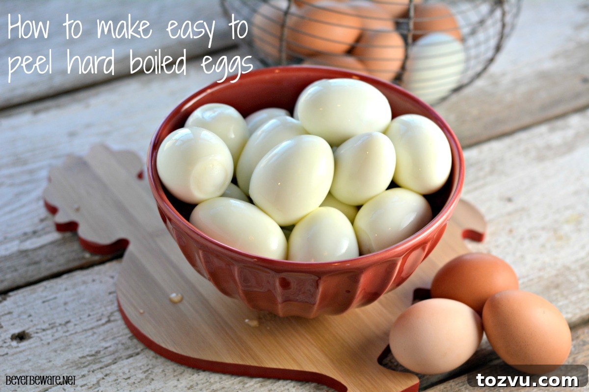 How to Make Hard-Boiled Eggs That Peel Cleanly 2 How to make easy to peel hard boiled eggs