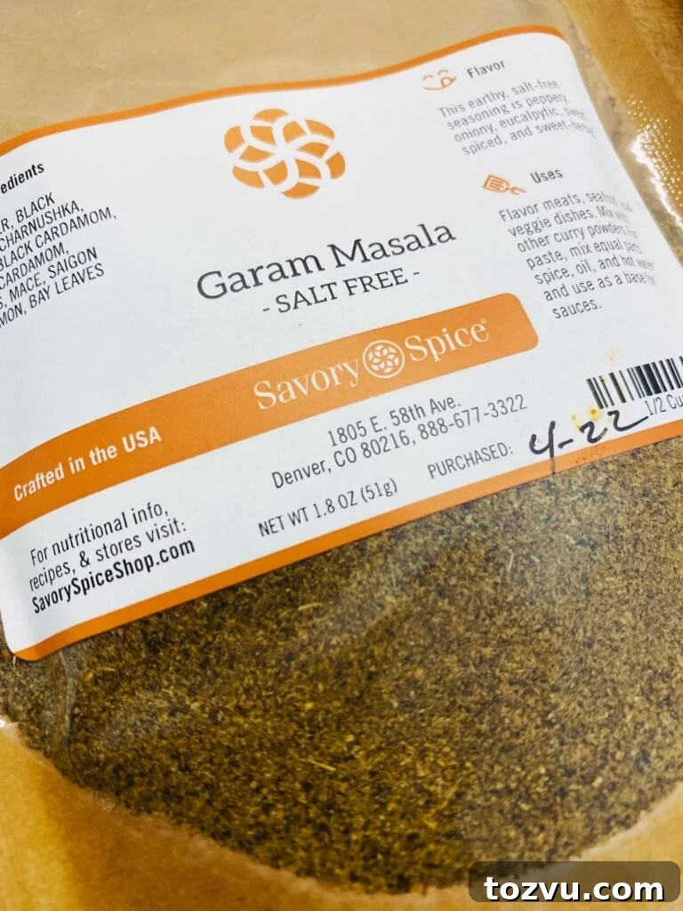 Indian-Spiced Lettuce Wraps: Fresh Flavor in Every Bite 2 Garam Masala seasoning