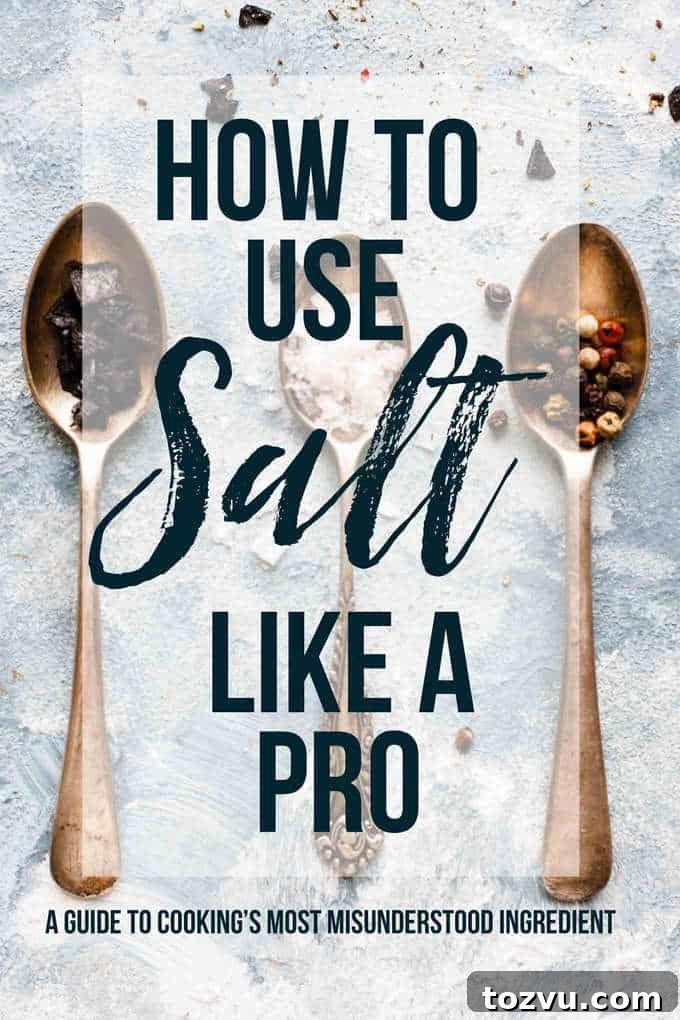 Salt Techniques Every Cook Should Know 2 Salt with text overlay