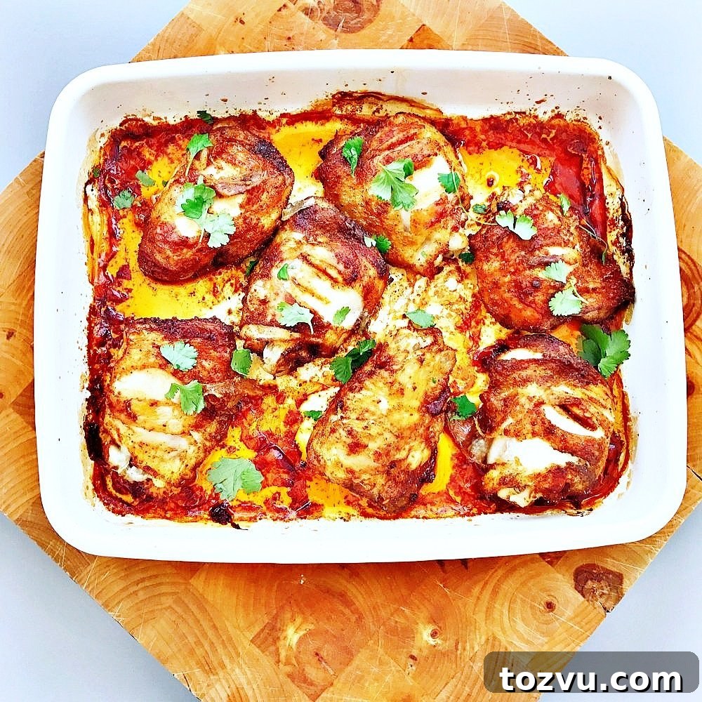 20-Minute Shrimp Fajitas with Peppers and Lime 12 Mexican chicken thighs in an enamel roasting tin