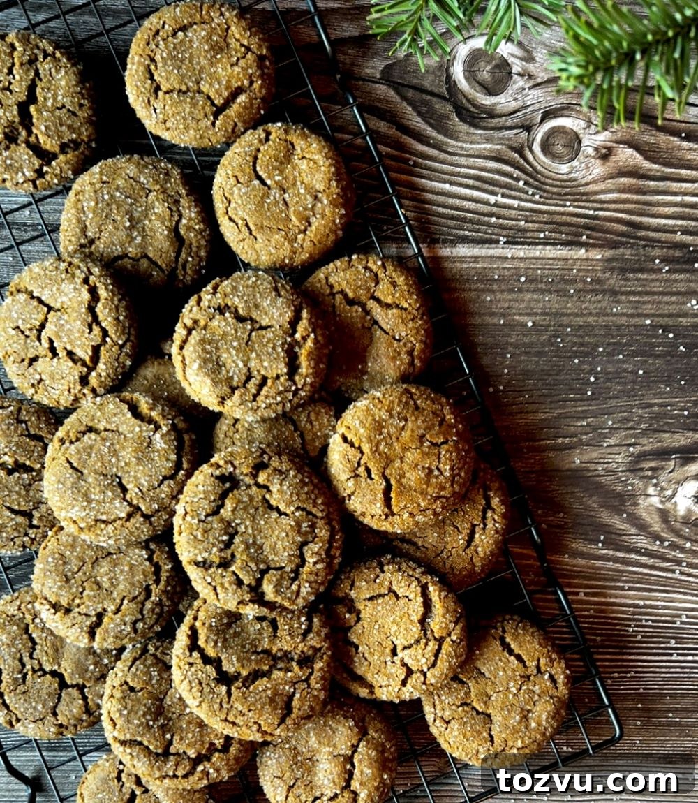 Soft and Chewy Ginger Cookies