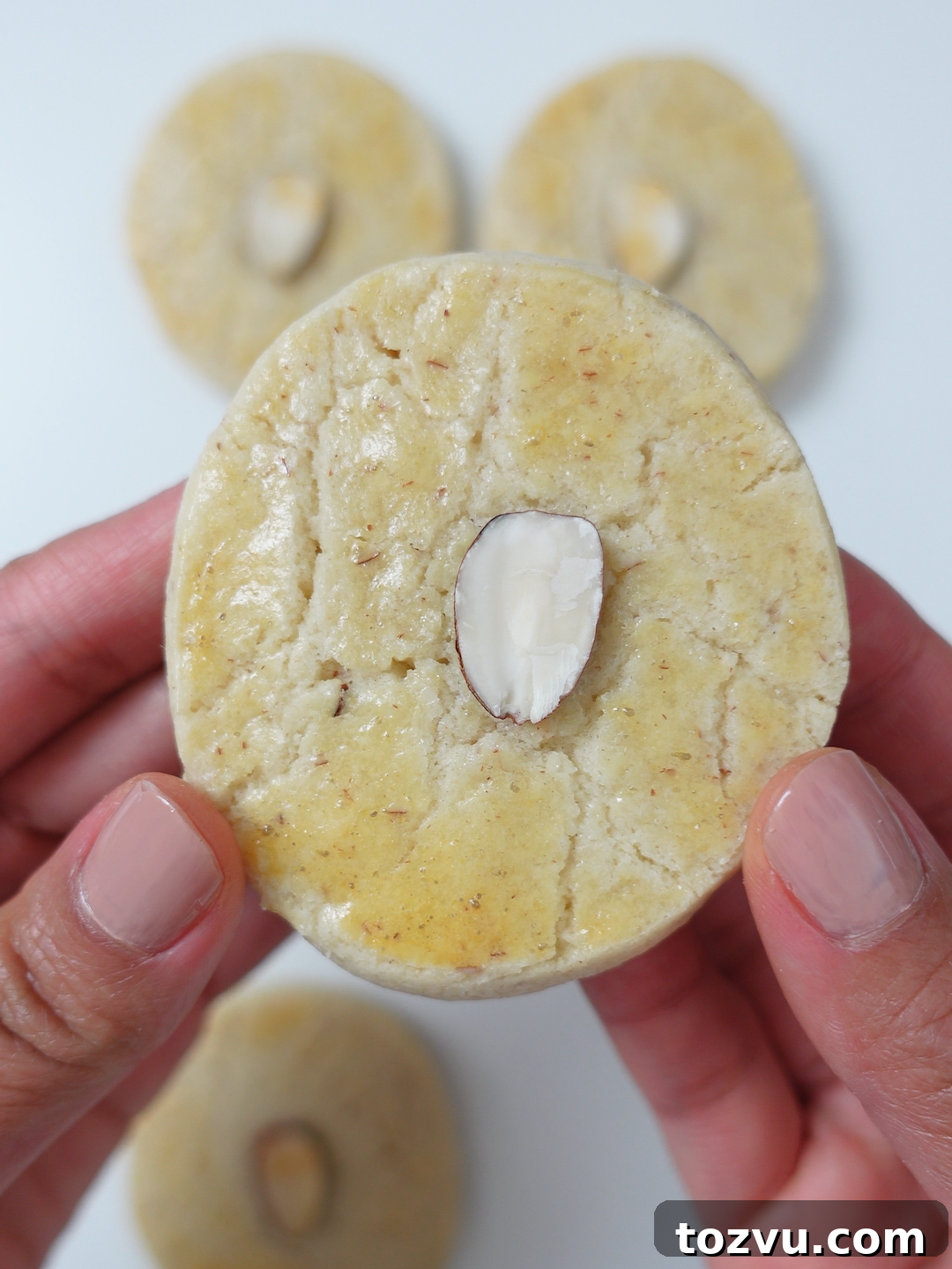 Cookiemas Day 6: Butter Almond Cookies 3 Close up of almond cookie dough