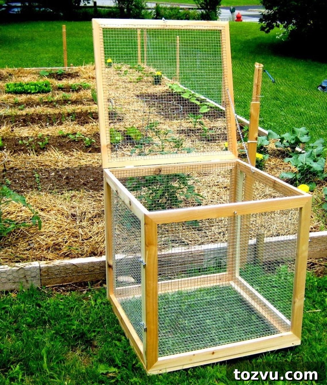 37 Creative DIY Compost Bin Ideas 14 Wooden Compost Bin