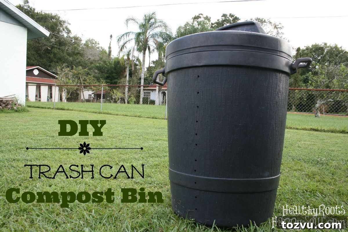 37 Creative DIY Compost Bin Ideas 19 DIY Trash Can Turned Compost Bin