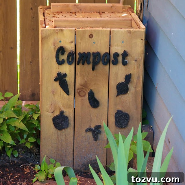 37 Creative DIY Compost Bin Ideas 9 Wooden Crate Compost Bin