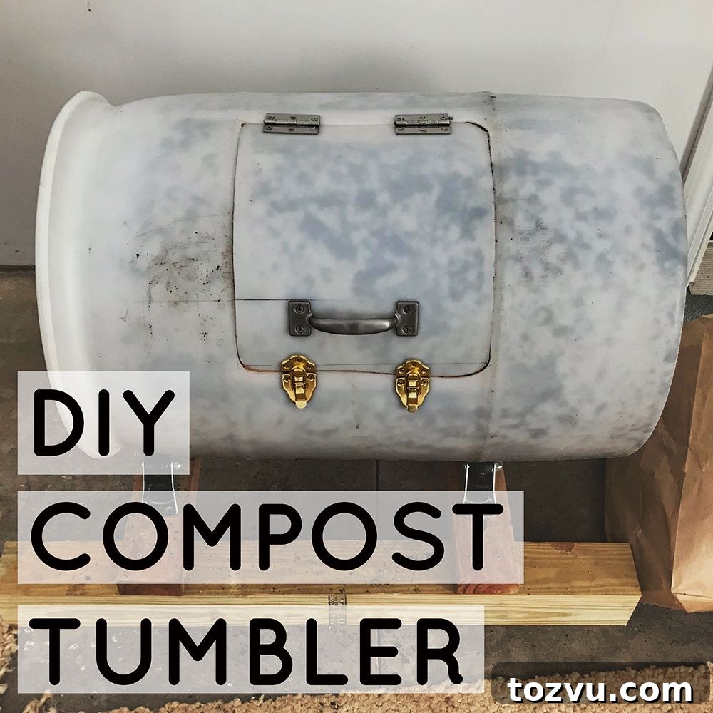37 Creative DIY Compost Bin Ideas 10 Tumbler Compost Bins
